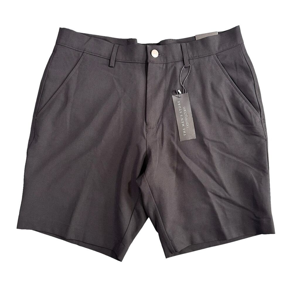 The Men's Store Bloomingdale's Men's Black Flat Front Shorts Size 32